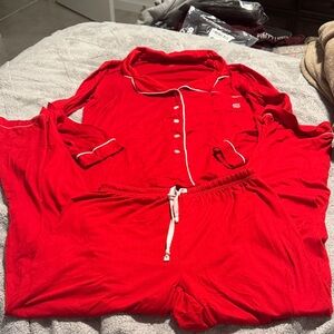Born Vibrant Red Pajama Set